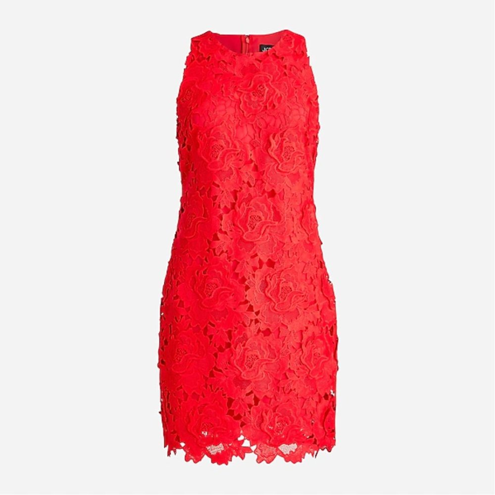 Holiday Red Short Cocktail Party Dress (JCrew Collection)